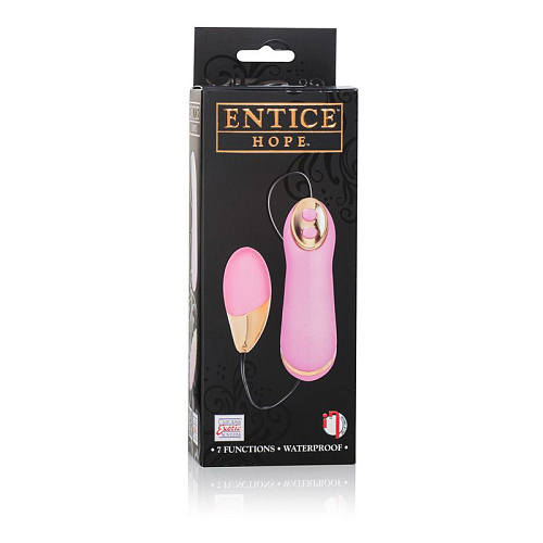 Розовое виброяйцо California Exotic Novelties Entice Hope SE-4720-20-3
