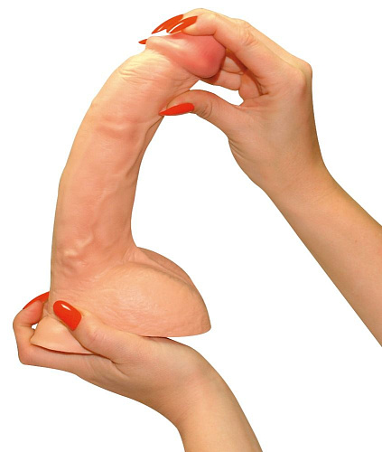 Реалистичный фаллоимитатор телесного цвета на присоске Orion 0523100 (23 см)