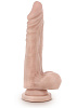 Телесный фаллоимитатор на присоске Blush Novelties Dr. Skin Realistic Cock Stud Muffin BL-11393 (21,6 см)