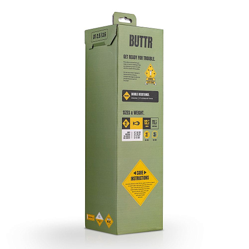 Чёрный стимулятор EDC Double Trouble Fisting Dildo BUTTR006 (30,7 см)