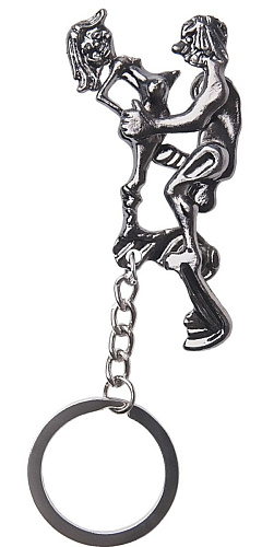 Серебристый брелок Сима-Ленд «Пара» 3524434