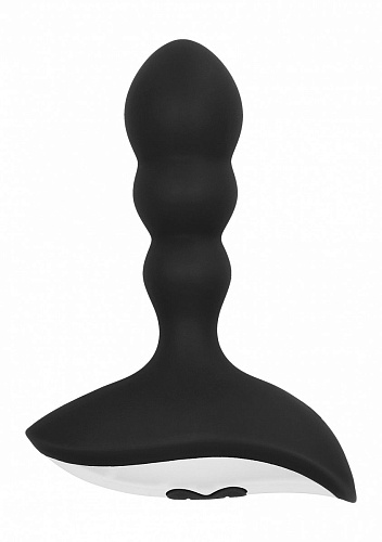 Чёрный анальный вибростимулятор Shots Media BV Cain Anal Vibrator SIM066BLK
