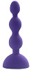 Фиолетовый анальный вибростимулятор Howells Anal Beads S 189021pur (14,5 см)