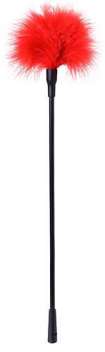 Щекоталка с красным пушком на конце ToyFa 700018