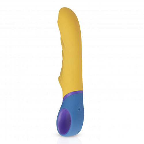 Жёлтый вибромассажёр EDC Wholesale Tone G-Spot Vibrator PMV20-3 (23 см)