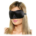 Чёрная маска на глаза из неопрена Pipedream Deluxe Fantasy Love Mask PD3908-23