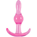 Розовая анальная пробка NS Novelties Jelly Rancher T-Plug Wave NSN-0451-24 (9,7 см)