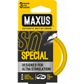 Презервативы с точками и рёбрами в железном кейсе Maxus Special №3 (3 шт)