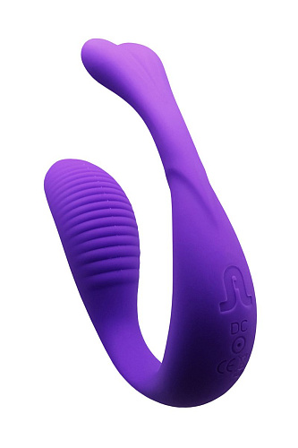 Фиолетовый вибростимулятор для пар с пультом ДУ Adrien Lastic Adrien Lastic Mini Romeo 10943