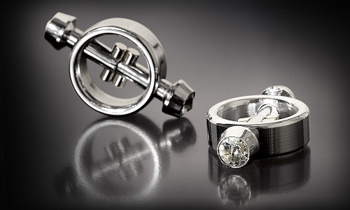 Зажимы для сосков в чемоданчике Pipedream METAL WORX PD2371-00