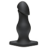 Чёрная анальная пробка Doc Johnson TitanMen The Rumpy 3200-11-BX (16,5 см)