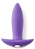Фиолетовый анальный вибромассажёр NU Sensuelle MINI PLUG 340125 (9,5 см)