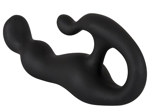 Чёрный массажёр простаты без вибрации Orion 0511366 (18 см)