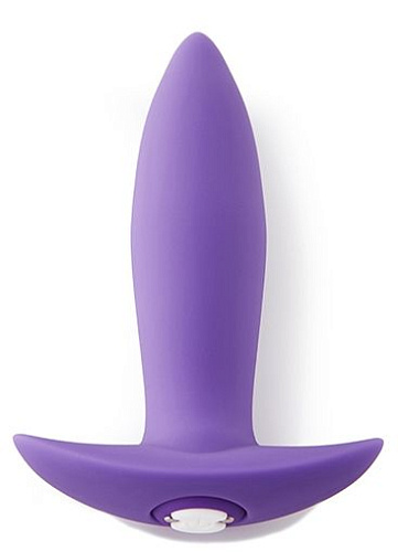 Фиолетовый анальный вибромассажёр NU Sensuelle MINI PLUG 340125 (9,5 см)