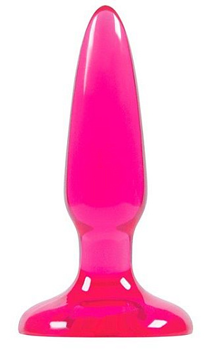 Розовая анальная мини-пробка NS Novelties Jelly Rancher Pleasure Plug Mini NSN-0450-14 (8,1 см)