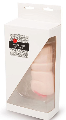 Телесный мастурбатор-вагина с рельефом Пикантные штучки DP02042