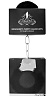 Пушистые чёрные наручники Shots Media BV OUCH! Black OU002BLK