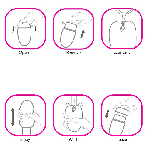 Мастурбатор-ротик телесного цвета S-HANDE MAGIC CAT FLAME SHD-S175