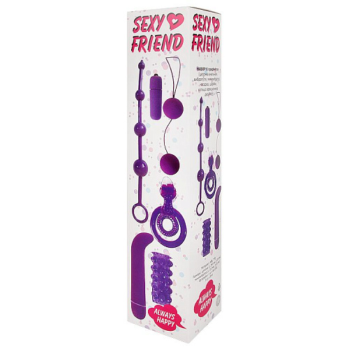 Фиолетовый набор любви из 6 предметов Bior toys Sexy Friend SF-70230