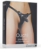 Страпон чёрного цвета Shots Media BV Strap-On Black Ouch! OU049BLK (11 см)