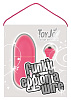 Розовое виброяйцо Toy Joy FUNKY EGG ON A WIRE 3006010031 (7,5 см)