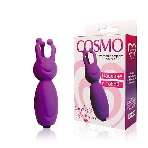 Фиолетовый фантазийный клиторальный стимулятор Bior toys CSM-23034 (8,5 см)