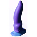 Фиолетовый фаллоимитатор Erasexa «Зорг» mini zoo110