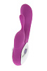 Фиолетовый вибратор с клиторальным отростком Tonga NAGHI NO.4 530004 (13,5 см)