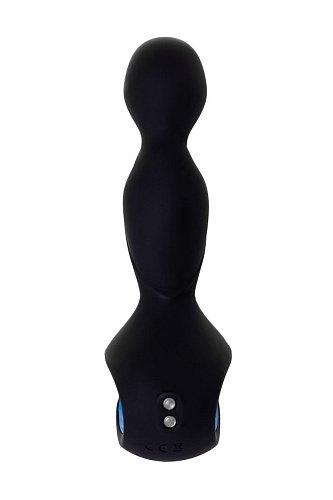 Вибростимулятор простаты с подогревом, чёрно-синего цвета Erotist 541315