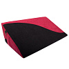 Малиново-чёрная подушка для любви с фиксаторами RestArt HANNA RA-502
