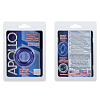 Синее эрекционное кольцо California Exotic Novelties Apollo Premium Support Enhancers - Standard SE-1386-20-2