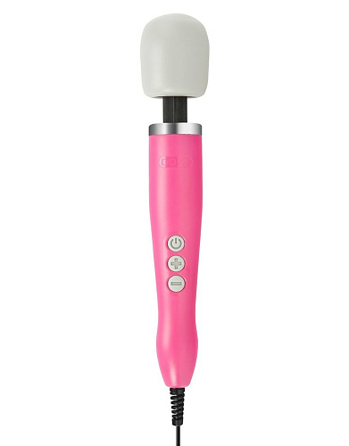 Розовый жезловый вибратор Doxy Massager DOXYEU-P (34 см)