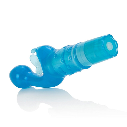 Стимулятор точки G нежно-голубого цвета California Exotic Novelties The Original Butterfly Kiss SE-0782-12-3