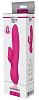 Ярко-розовый вибромассажёр с клиторальным отростком Dream Toys DUO THRUSTER 21600 (14 см)