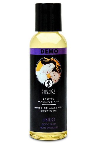 Тестер массажного масла с ароматом экзотических фруктов Shunga Libido 11004 (60 мл)
