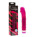 Лиловый вибратор с богатым рельефом Baile Pleasure Fantasy BW-001009-0602S (22,5 см)