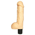 Вибратор реалистичной формы с мошонкой телесного цвета Сумерки богов №5 102-05 BX SB (20,5 см)
