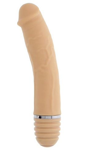Телесный силиконовый вибратор-реалистик Dream Toys PURRFECT SILICONE VIBRATOR 6INCH FLESH 20884 (15 см)