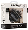 Чёрное гладкое виброяйцо Shots Media BV Vibrating Egg SHT024BLK (8 см)