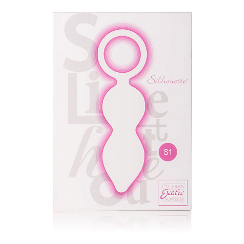Розовый анальный вибромассажёр California Exotic Novelties Silhouette S1 SE-4588-10-3 (9 см)