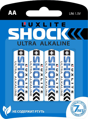 Батарейки Luxlite Shock (BLUE) 06973 (тип АА, 4 шт)