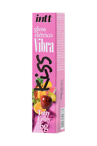 Блеск для губ с фруктовым ароматом и эффектом вибрации INTT GLOSS VIBE Tutti-frutti G03