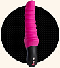 Ярко-розовый пульсатор с ребрышками Fun Factory Stronic Drei 4000364 (23,9 см)