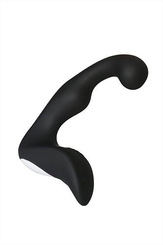 Стимулятор простаты с гибкой головкой чёрного цвета S-HANDE Landy SHD-010