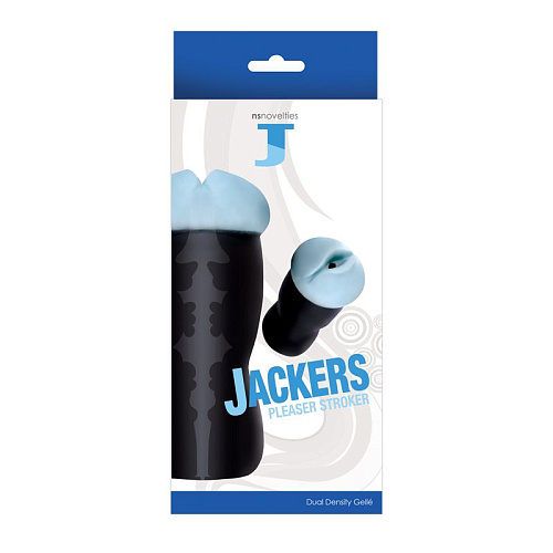 Голубой мастурбатор NS Novelties JACKERS OLEASER BLUE NSN-0610-17