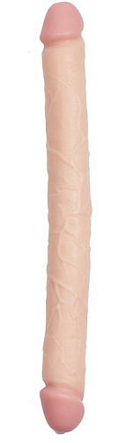 Двусторонний реалистичный фаллоимитатор телесного цвета Dream Toys FLESHXL DOUBLE DONG 20742 (48 см)