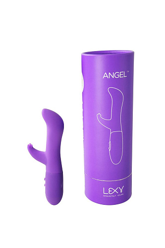 Фиолетовый вибратор Lexy Angel  A2 (17,5 см)