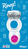 Прозрачное эрекционное кольцо Lola toys Rings Ringer 0114-70Lola