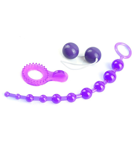 Фиолетовый яркий набор игрушек Pipedream Royal Rabbit PD2039-00