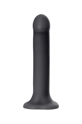 Чёрный фаллос на присоске Strap-on-me Silicone Bendable Dildo XL 6013168 (20 см)